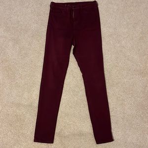 Shinny high waist jeans